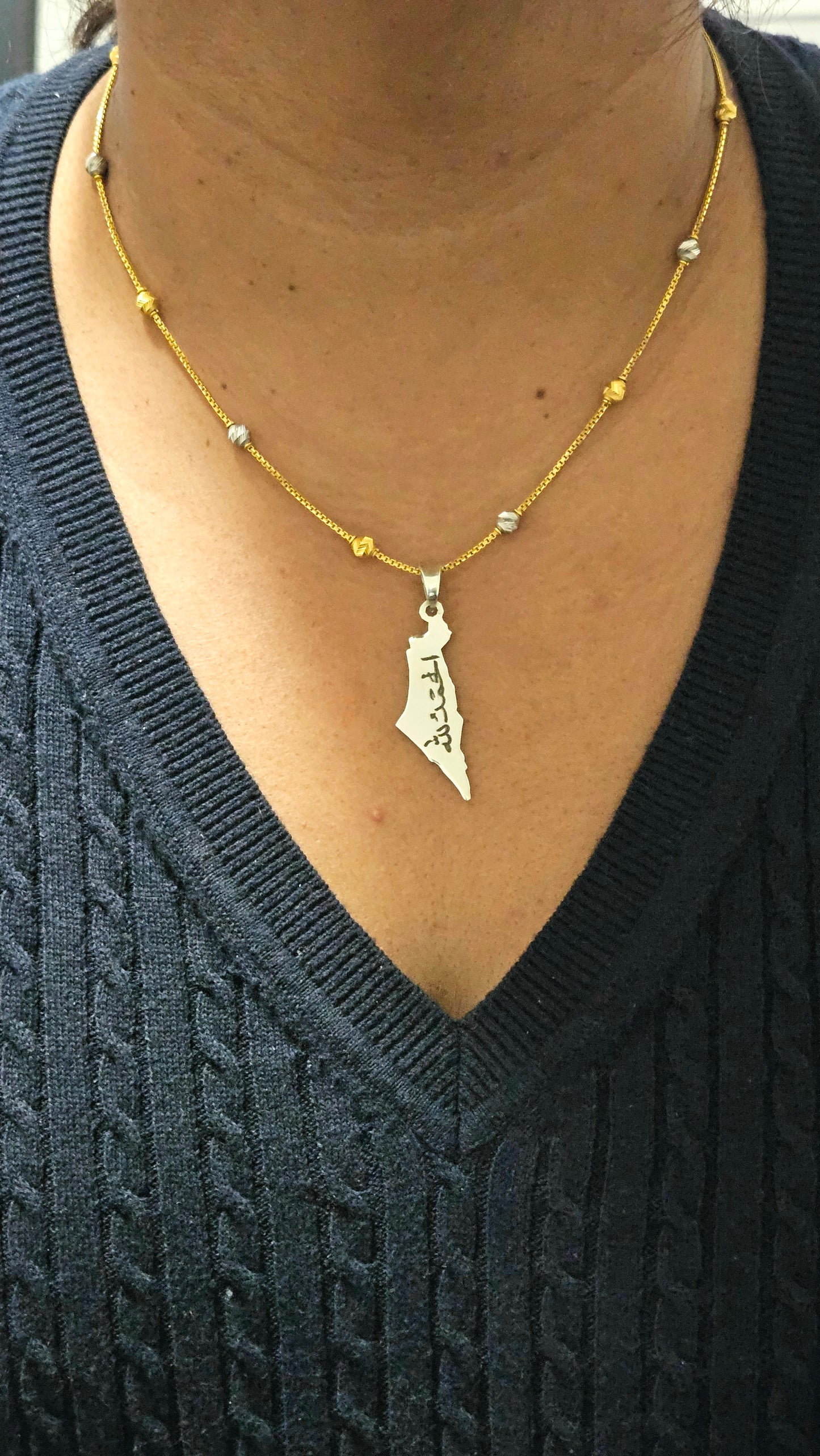 Silver Pendant - Palestine