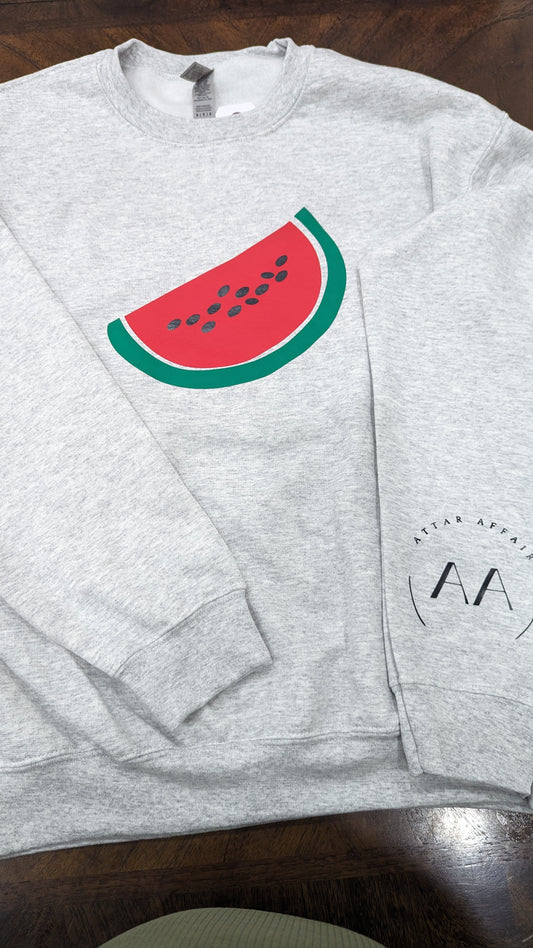 Watermelon Sweatshirt - Grey